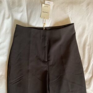 Split hem trousers